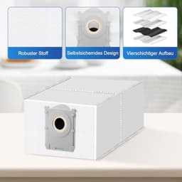 10 stuks stofzakken voor Ecovacs DEEBOT X8 PRO Omni / X8 OMNI / X9 PRO Omni / T50 PRO Omni / T50 MAX PRO Omni / T50 Omni / T80 OMNI / T30C Pro Omni / X11 Pro Omni robotstofzuiger 4 l zak accessoires. — thumbnail 2