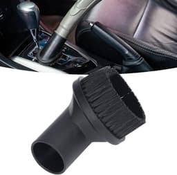 2 stuks - Plumeau opzetborstel stofzuiger - Stofzuiger Plumeau - Geschikt voor Miele en 35mm buizen - Voor Meubels, Plinten, Gordijnen - niet draaibaar - zwart — thumbnail 4