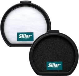 Sillar, set 4 stofzuigerfilters, wasbaar, 2x HEPA, 2x uitlaatfilter, anti-allergeen + 1x Reinigingsborstel, geschikt voor AEG Electrolux Q9 PURE Q9 PQ91 PQ92, vervanging voor filters ASKQX9, ESKQ9, 9009230898 — thumbnail 2