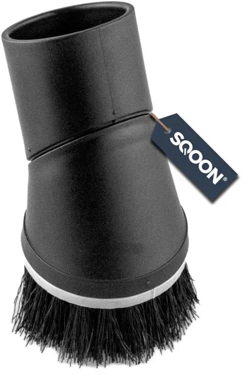 SQOON® Plumeau 35 mm geschikt voor Miele, Bosch, Siemens stofzuigers - Past in Miele accessoires opbergbak - Met nylon haren - Voor delicate reiniging van meubels en oppervlakken — afbeelding 1