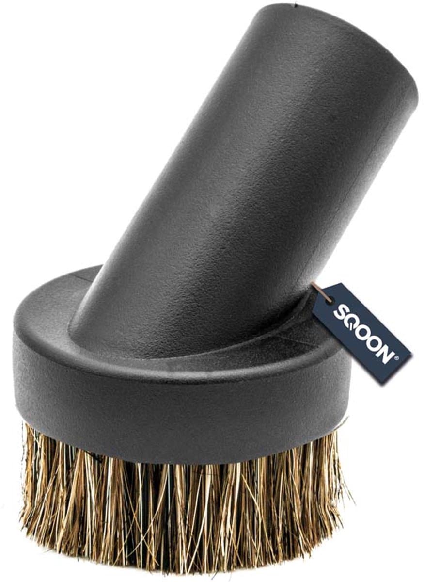 SQOON® Universele Plumeau PRO – Geschikt voor Numatic, Taski, Nilfisk - Natuurhaar Borstel – 32 mm — afbeelding 1