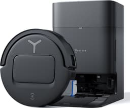 ECOVACS - DEEBOT T80 Omni - Stofzuig en dweilrobot (zwart) - 18.000 Pa zuigkracht- Zelfreinigende Robotstofzuiger met Warmwater – Dweilsysteem - Automatisch Leegstation - Geschikt voor dierenharen — thumbnail 1