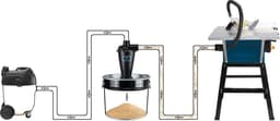 5 meter Blue-Coniflex afzuigslang - conische slang voor o.a. cycloonfilter — thumbnail 4