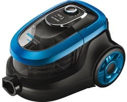 Zakloze stofzuiger - SENCOR - SVC-1035TQ - 750 W - 75 dB - 1 L - Zwart/Blauw