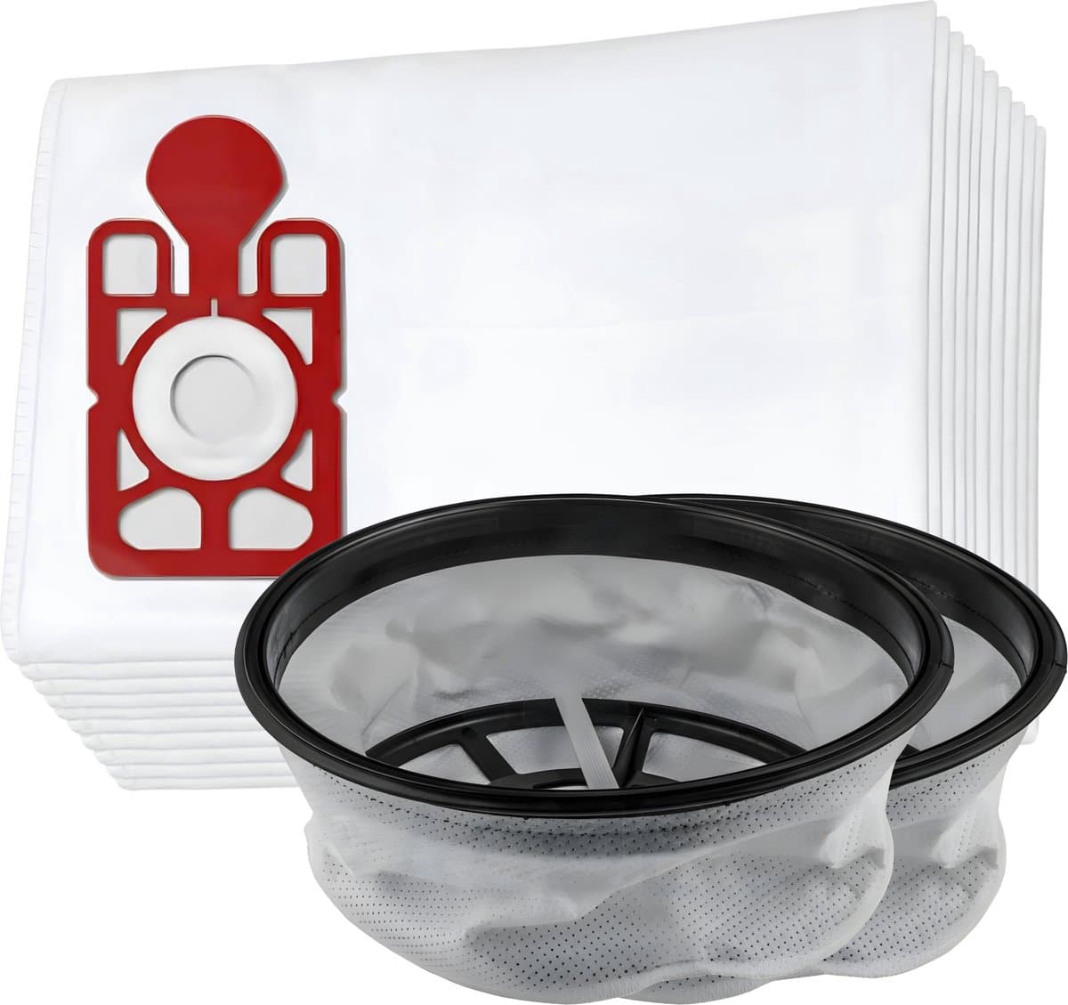 10x Stofzuigerzak en 2x filter set geschikt voor 12" Numatic Henry en Hetty / James - PPR240 - Model NVM-1CH 604015 — afbeelding 1