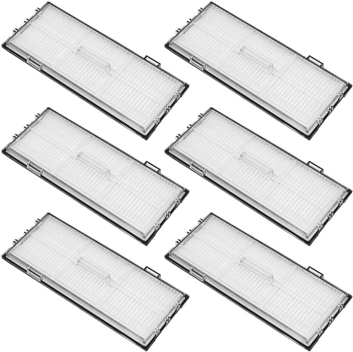 HEPA-filter compatibel met Roborock S7 S8/Plus/MaxV/Ultra, verpakking van 6 stofzuigerfilters Accessoireskit Geschikt voor robotstofzuigerfilters — afbeelding 1