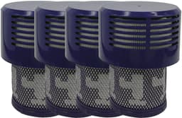 Multaparts® HEPA Filter cassette (set a 4 stuks) geschikt voor Dyson V10 - Wasbaar - | Gemaakt van duurzaam katoen en eenvoudig te reinigen | Meet op voor je besteld | Vervanger voor Dyson 969082-01 — thumbnail 1