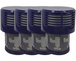 Multaparts® HEPA Filter cassette (set a 4 stuks) geschikt voor Dyson V10 - Wasbaar - | Gemaakt van duurzaam katoen en eenvoudig te reinigen | Meet op voor je besteld | Vervanger voor Dyson 969082-01