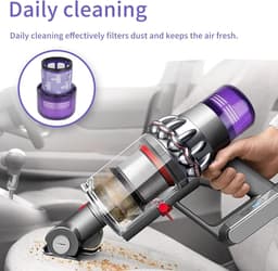 2x HEPA Filter - Geschikt voor Dyson V11, SV14 steelstofzuigers - Wasbaar - Onderdelen - Duurzaam - Premium Kwaliteit — thumbnail 5