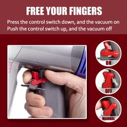 2-delige Trigger Vergrendeling - Geschikt voor Dyson V6 V7 V8 V10 V11 V15 (Absolute/Animal/Motorhead) — thumbnail 2