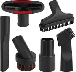 YONO Stofzuiger Zuigmond Set - 6 Stuks - Universeel Opzetstuk - geschikt voor Miele - Philips - AEG - Karcher - Bosch - Borstel - Mondstuk - Hulpstukken - Onderdelen — thumbnail 1