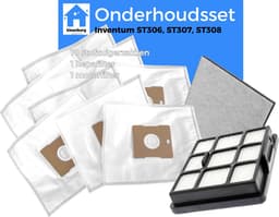Kleanburg® - Geschikt voor Inventum - Onderhoudsset - 10 Stofzuigerzakken - 2 Filters — thumbnail 2
