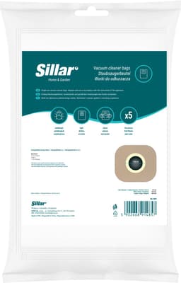 Sillar, stofzuigerzakken, synthetisch, anti-allergeen, 3 filterlagen, vervanging voor 6.904-084.0, geschikt voor stofzuigers Karcher T7/1 Classic T8/1 L T11/1 Classic, 10 stuks — thumbnail 1