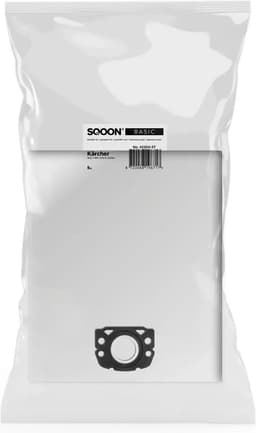 SQOON® Basic Stofzuigerzakken Geschikt voor Kärcher WD / MV 4 / 5 / 6 Series – Vervanging voor Model 2.863-006.0 - 5 Stuks — thumbnail 2