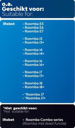 Dparts vervangingsset geschikt voor iRobot Roomba i3+ i4+ i5+ i6+ i7+ i8+ j7+ - 6 stofzuigerzakken - 5 HEPA filters - 2 rubberen borstels - 5 zijborstels - clean base zakken — thumbnail 2