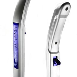 TurboTronic TT-FG6 2-in-1   Steelstofzuiger met flexibele arm - ingebouwde kruimeldief - Zilver/Blauw — thumbnail 3