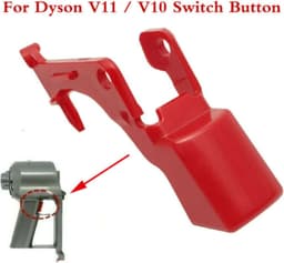 TLVX trigger geschikt voor Dyson V10 / V11 / Dyson Switch Button / Dyson knop / Stofzuiger trigger / V10 / V11 /Dyson stofzuiger knop rood / Aan- uit knop Dyson / Trigger vervanger Dyson — thumbnail 3