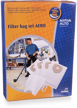 Nilfisk 5x Vliesfilterzakken voor Aero 21/26/31 - 107419590 — thumbnail 1