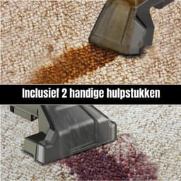 MMM® Tapijtreiniger Machine - Tapijtreiniger Stofzuiger - Tapijtreiniger - Vlekkenreiniger - Bankreiniger - 450W - Grijs- ‎30CM x 16CM x 26 CM — thumbnail 2