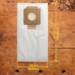 10 Stuks Stofzuigerzakken Geschikt voor Karcher T 7/1 en T10/1 - Vervanging voor 6.904-315.0 — thumbnail 3