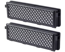 2 STUKS Active Airclean Plus 50 filters voor Miele HEPA AirClean-filter SF-HA 50 S8340 vervangende stofzuigerfilter voor Miele Compact C1 C2 Complete C2 C3 Geschikt voor S4, S5, S6, S8-serie met stofborstel