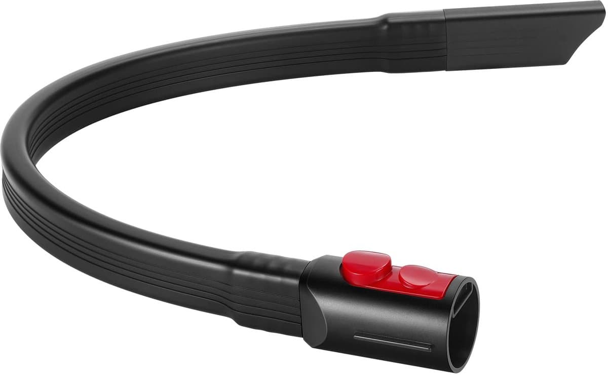 1stuk - Stofzuigeraccessoire - Spleetmondstuk - Compatibel met Dyson V7, V8, V10, V11, V15 - Flexibel - Lange slang - Voor wasdrogerventilatieopeningen, autoreiniging en smalle ruimtes - Zwart — afbeelding 1