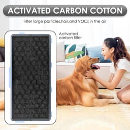 Vervangende HEPA-filters voor Miele Guard GN Hycean3D stofzuigers S8340/C2/C3/S6 S1/L1 Compact C1/Complete C2 - Inclusief 2 HEPA-filters 3 Airclean-uitlaatfilters en 3 motorafdekkingen Verpakking van 8 — thumbnail 3