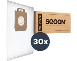 SQOON® Stofzuigerzakken geschikt voor Nilfisk Power & Select Series - Gelijk aan model: 128389187 - High Filtration voor optimale stofopname