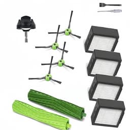 13-delige Accessoiresset - Geschikt voor iRobot Roomba J7 E5 E6 i7 - 2 Hoofdborstel, 4 Filters, 4 Zijborstels, 1 Voorwiel, 1 Reinigingsborstel, 1 Schroevendraaier - Reserveonderdelen — thumbnail 1