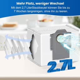 24 stuks accessoires gescht voor Roborock Q10 S5+ robotstofzuiger, 2 hoofdborstels, 6 stofzakken, 4 dweilpads, 4 HEPA-filters, 6 zijborstels, 1 reinigingsborstel, 1 schroevendraaier — thumbnail 3