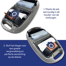 Multaparts® stofzuigerzakken geschikt voor Miele CO & TU -6 stuks + 1 filter- | Made in Europe | O.a. geschikt voor Miele type CO 12557080 & TU 12557060 | Te gebruiken in Miele Guard L1, Guard M1, Guard S1 — thumbnail 5