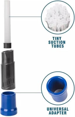 LOUZIR Universele vacuüm Stofzuigermondstuk- Opzetborstel - Stof borstel cleaner- vuil remover- Reinigingsborstel — thumbnail 5