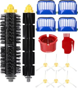 Reserveonderdelen geschikt voor iRobot Roomba 600-serie: 14 borstels geschikt voor modellen 605 tot 676 en 80 tot 68. Ookgeschikt voor 500-serie 564, 585 en 595. — thumbnail 1