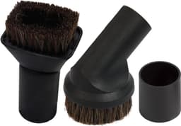 Stofzuiger Plumeau set 32mm + 35mm Stofzuigermond geschikt voor Miele, Bosch, Siemens, Philips, Nilfisk, AEG, Inventum, Bestron, Karcher, Numatic stofzuiger - Zacht en Hard - Universeel Meubel Kleine zuigmond borstel mondstuk accessoire hulpstuk — thumbnail 1