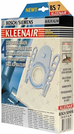 Kleenair Stofzuigerzakken - Microfibre - Ultrasoon Gelaste Naden - 20 Stuks + 5 Filters — thumbnail 3