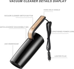 120W 4500 Pa Krachtige Hand-Held Auto Stofzuiger High Power Sterke Zuigkracht Stofzuiger Mini Car cleaner Hepa Filter — thumbnail 2