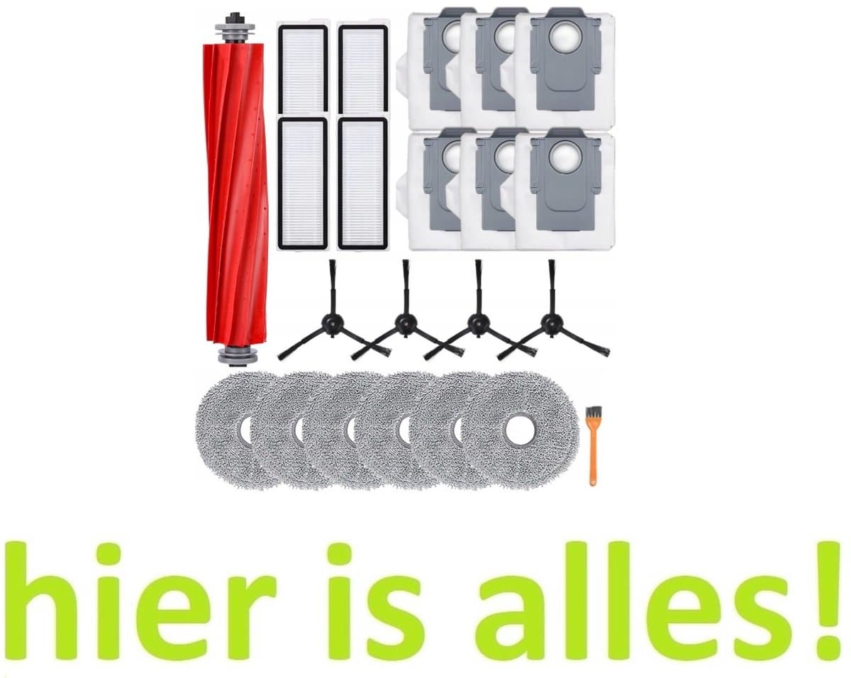 Grote accessoireset compatibel met Roborock Q Revo Pro / S / MaxV / Pro - Hoogwaardige vervanging — afbeelding 1