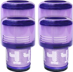 Geschikt voor Dyson V11/V15/SV14/SV17/SV22 HEPA-filter - Set van 4 Wasbare Motorfilters - Onderdeel 97001302 - Compatibel met Dyson Steelstofzuigers Absolute Pro/Total Clean/Torque Drive/Animal/Parquet — thumbnail 1