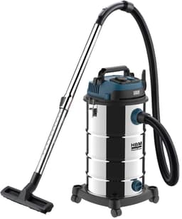 HBM bouwstofzuiger nat/droog 1600W 40L 230V met stopcontact — thumbnail 1