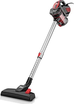Steelstofzuiger met snoer - 3 in 1 Stofzuiger zonder zak - 3 verschillende opzetstukken - 600W - Rood — thumbnail 2