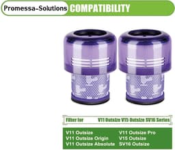 2 x HEPA filter geschikt voor Dyson V11 OUTSIZE - Promessa-Solutions — thumbnail 3