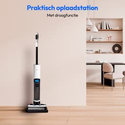 MEDION LIFE H40 harde vloerenreiniger (snoerloos, oplaadbare accu, vloerreiniger, borstelrol, aparte schoon- en vuilwatertank, zelfreinigende functie, LED-display, MD11934) — thumbnail 2