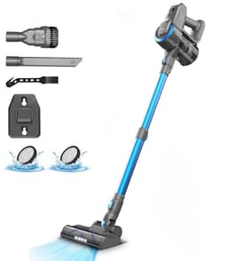 Serolux® - Stofzuiger zonder zak - Stofzuigers - Stofzuiger draadloos - Stofzuiger voor thuis - Draadloze Rechtopstaande Handheld - Lichtgewicht Oplaadbare - Lithium Batterij - Blauw — thumbnail 1