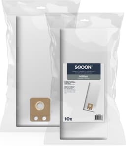 SQOON® Stofzuigerzakken geschikt voor Nilfisk GD1000 / VP300 - Gelijk aan model: 82367820, 1408618000 - High Filtration voor industriële toepassingen — thumbnail 1