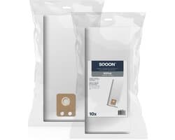 SQOON® Stofzuigerzakken geschikt voor Nilfisk GD1000 / VP300 - Gelijk aan model: 82367820, 1408618000 - High Filtration voor industriële toepassingen