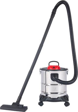 Aszuiger - As Stofzuiger 2000W – Asstofzuiger Met 20L RVS Tank voor Nat en Droog Zuigen – Asstofzuiger Op Wieltjes - Aszuiger Pelletkachel – Complete Set — thumbnail 5
