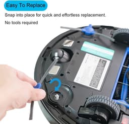 Zijborstel vervanging voor Eufy RoboVac 11S, RoboVac 11S MAX, RoboVac 30, RoboVac 30C, RoboVac 30C MAX, RoboVac 15C, 15C MAX, 25C, 35C, G10, G30, G30 Edge, G30 Hybride, G40 Hybride, G40 — thumbnail 5