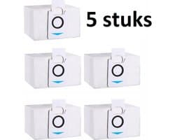 5 x stofzakken geschikt voor de Ecovacs Deebot X1 OMNI / T10 OMNI / X1 TURBO - Vuilafvoerzakken - Grote Capaciteit Stofzuigerzak - Hoogwaardige vervanging - Compatibel met model: Ecovacs: Deebot X1 OMNI T20 OMNI T10 OMNI X1 Turbo -5 stuks afvalzak
