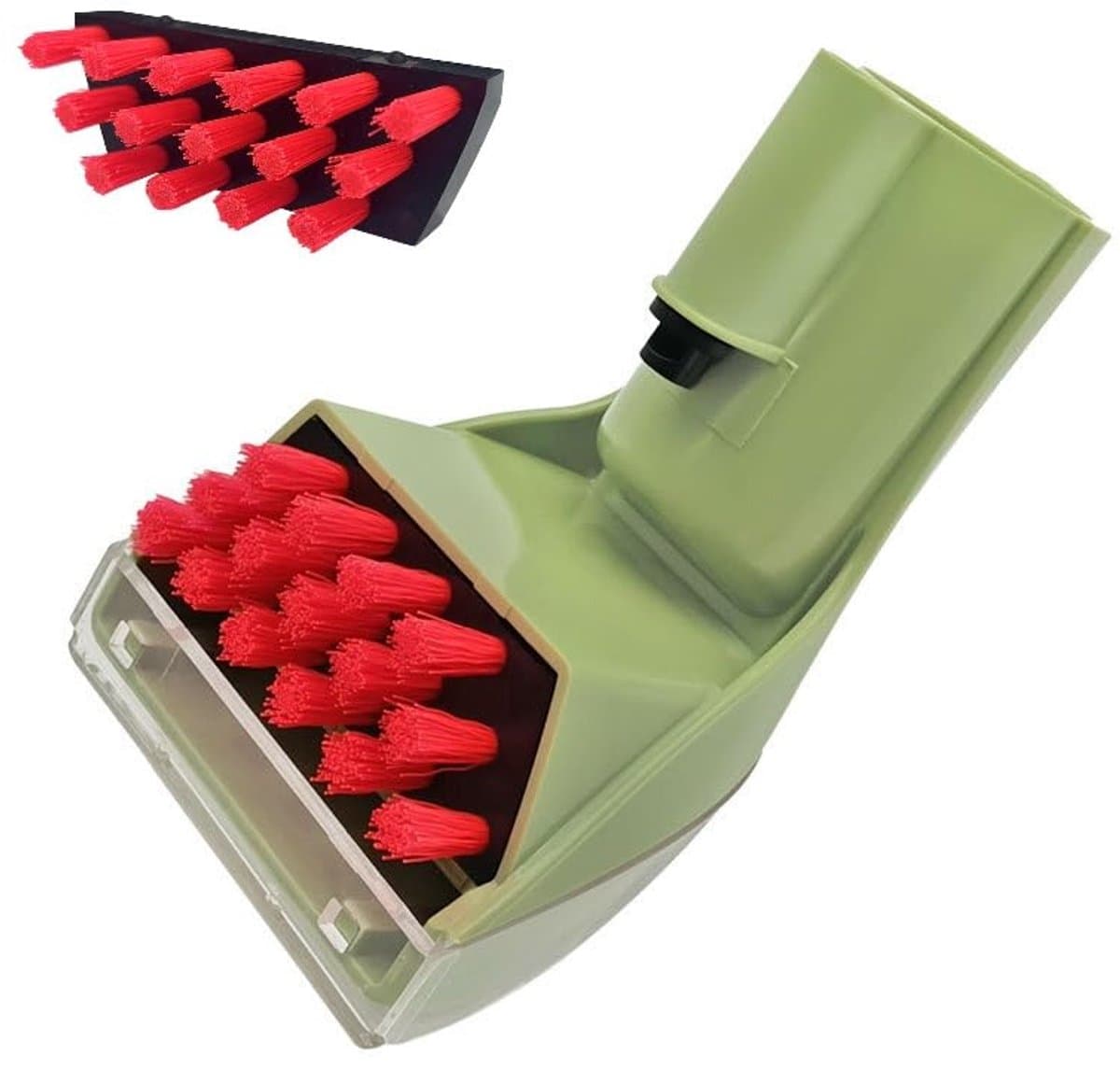 Stofzuigeraccessoires0-7,6 cm (3 inch) groene tapijtreinigingsborstel | Vervangingsborstel geschikt voor Bissell Small Green | Passend voor staande en draagbare tapijtreinigers — afbeelding 1