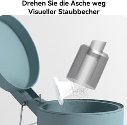 Handstofzuiger, 120W draadloze handstofzuiger, 9000P, stofzuiger met 1500mAh accu, tafelstofzuiger, draadloze stofzuiger, handstofzuiger geschikt voor auto's, huizen en keukens. — thumbnail 5